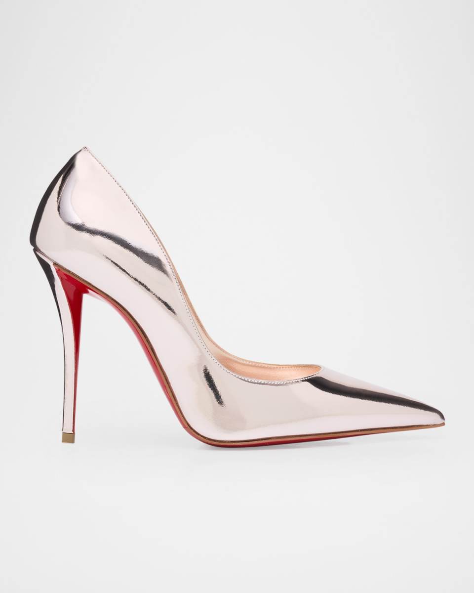 Miss Z Mirror Red Sole Pumps